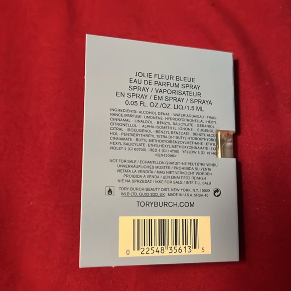 Tory Burch weighted bear and perfume samples - Picture 8 of 8